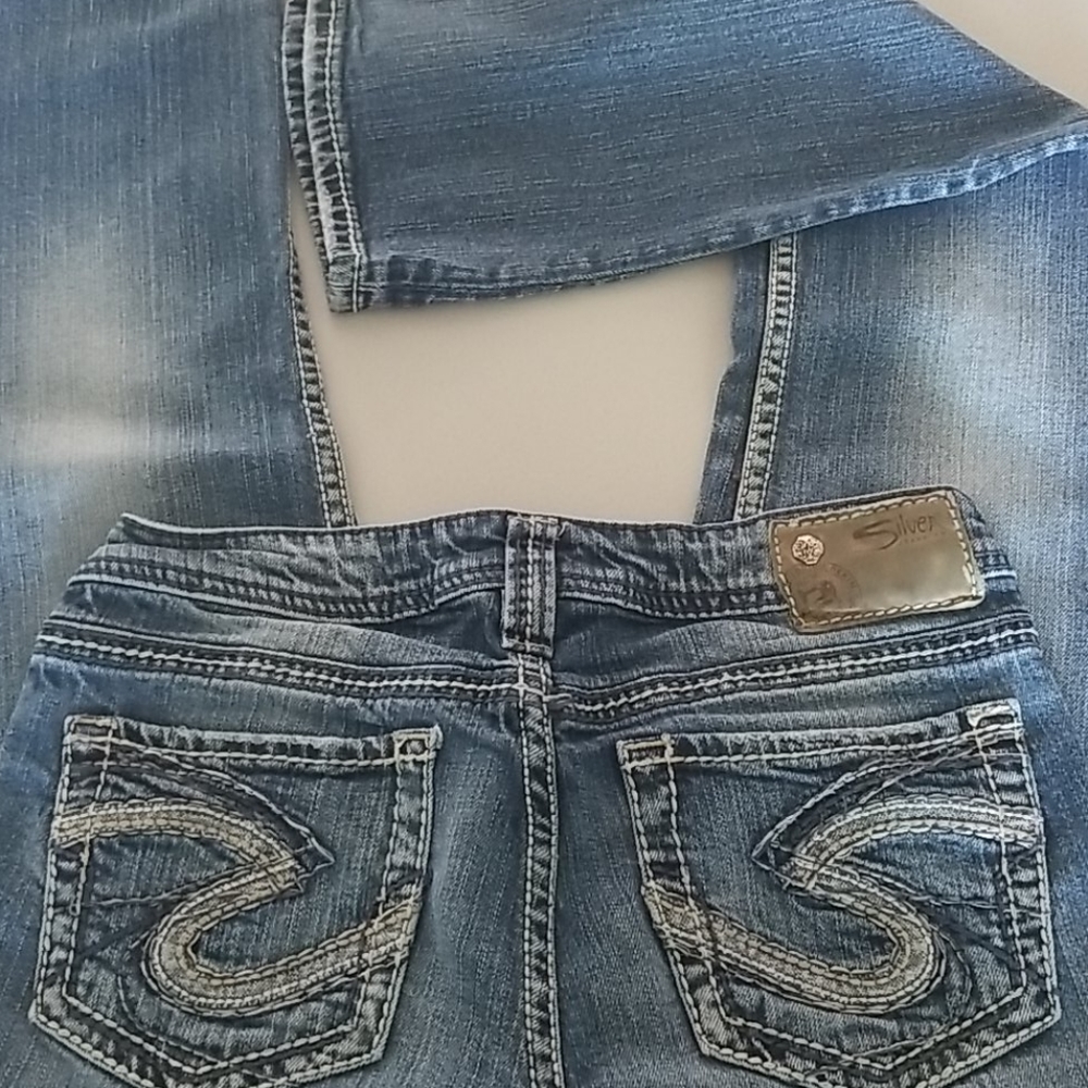 Women's Silver Jean's size 27x 33 - Picture 5 of 5